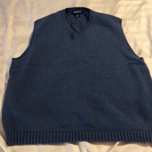 Lands end blue vest